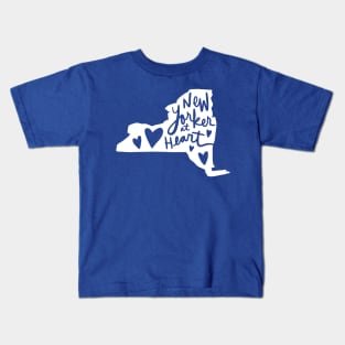 New Yorker At Heart: New York State Pride Kids T-Shirt